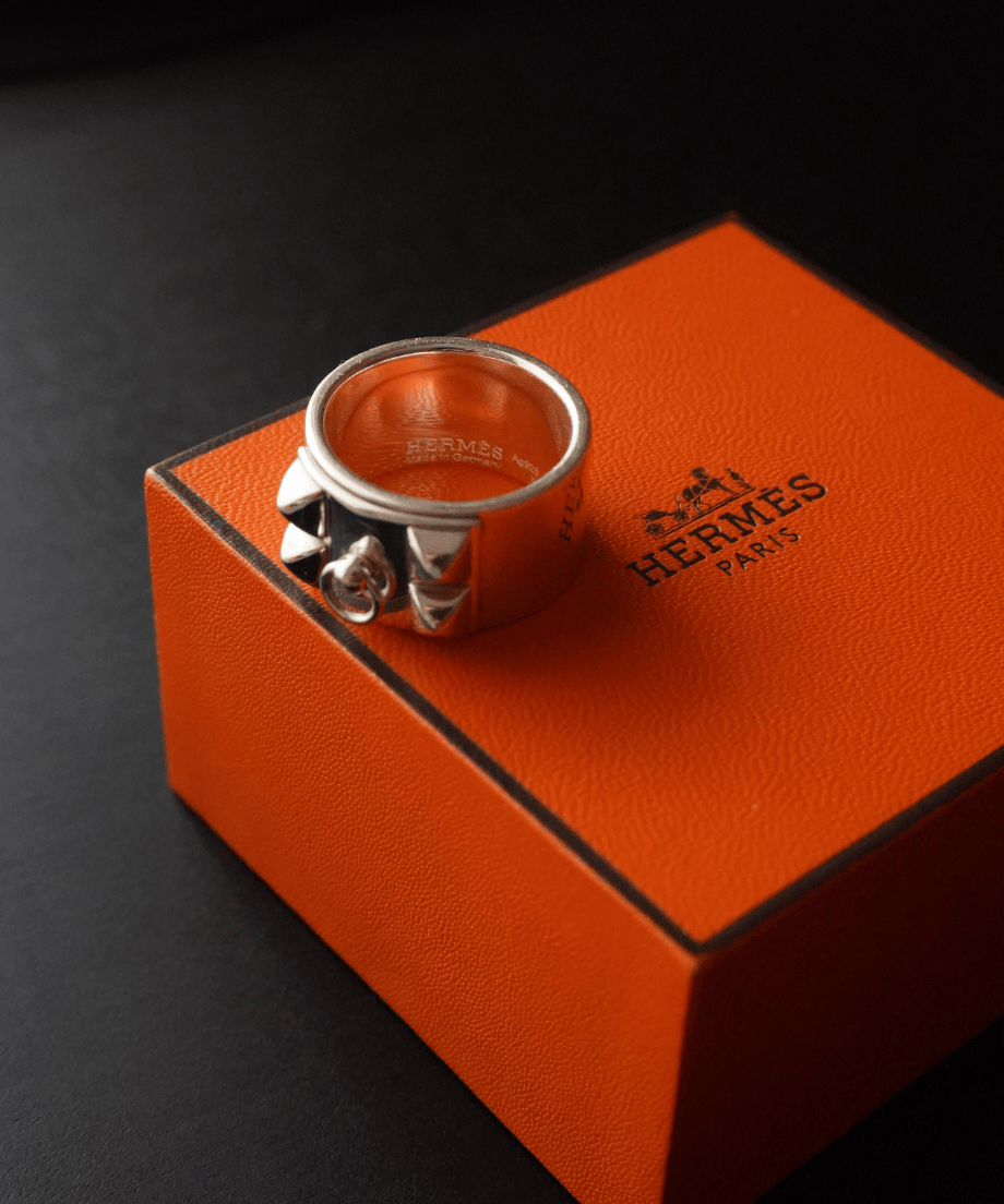 HERMES Collier de Chien コリエドシアン リング Hermès - Collier de Chien ring | mado