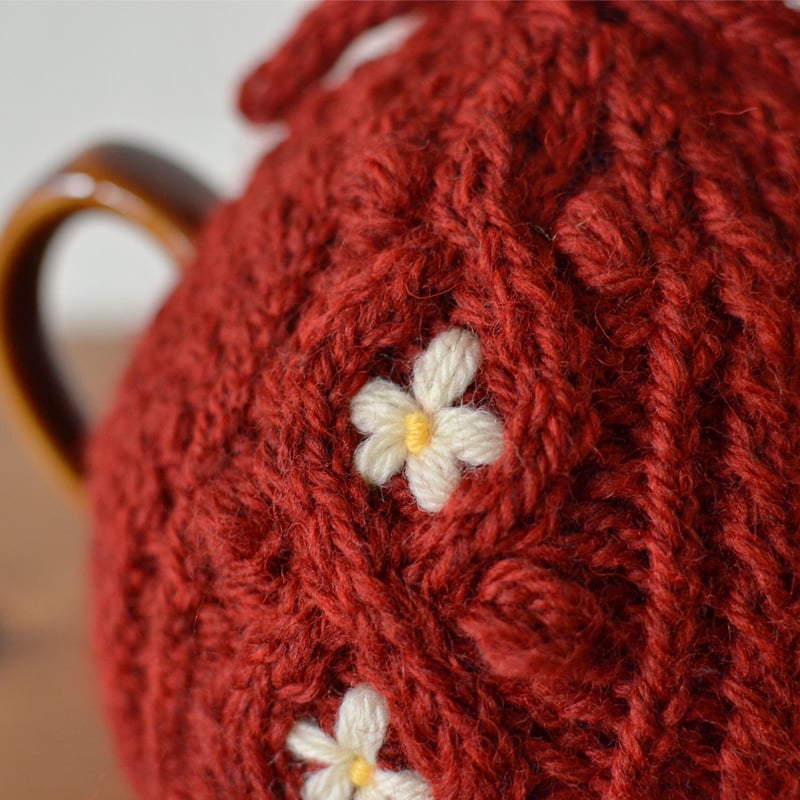編み図データ】お花のティーコゼー | ota's STORE