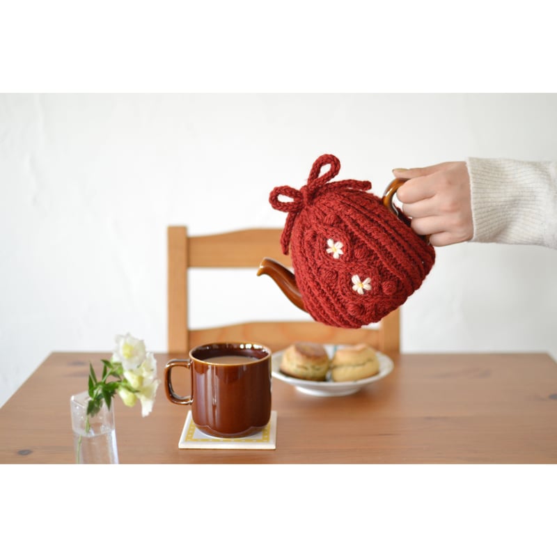 編み図データ】お花のティーコゼー | ota's STORE