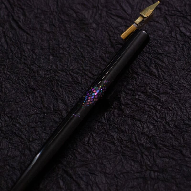 Tom's Studio オブリークペンホルダー ブラック Original Flourish Oblique Calligraphy Pen – Durable, Elegant