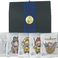 自家焙煎珈琲ギフトボックス　七福神　ドリップコーヒー5袋入