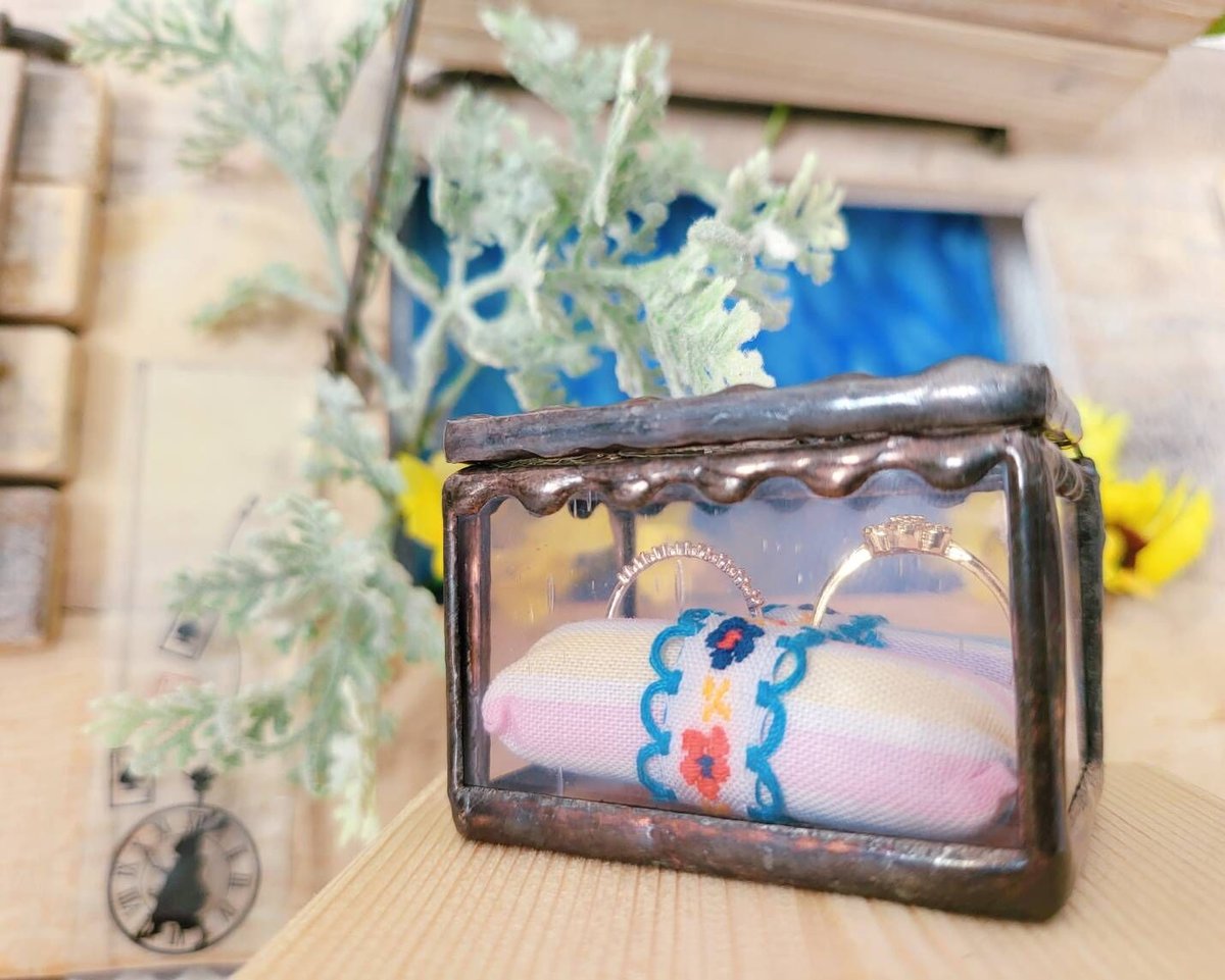 美麗☆虹色 ステンドグラス アクセサリーボックス - katolisitas.org