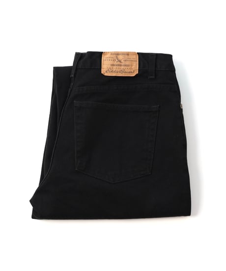 1990s "Eddie Bauer" black denim pants