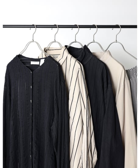 "Wilroy" l/s bandcollar shirt