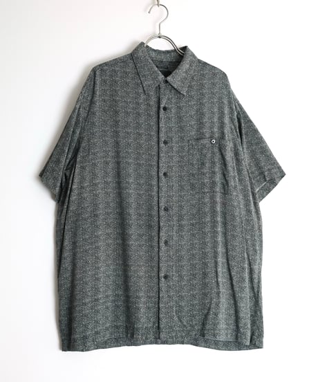 1990s-2000s "Marc Edwards" s/s rayon designed shirt
