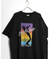 1990s "FRUIT OF THE LOOM" JAZZ print t-shirt
