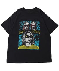"KURT COBAIN" print t-shirt