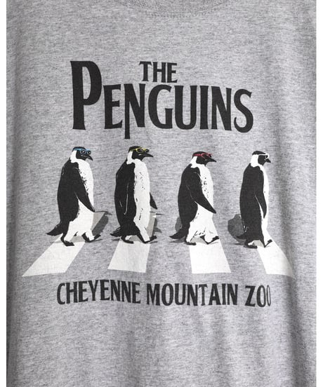 2000s 『THE PENGUINS』zoo print t-shirt