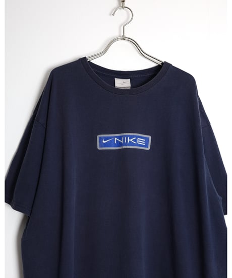 "NIKE" print & embroidery t-shirt