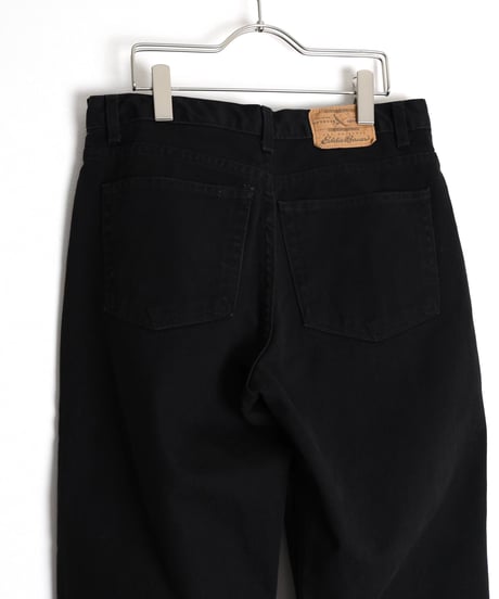 1990s "Eddie Bauer" black denim pants