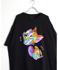 2000s "TOM and JERRY" print t-shirt