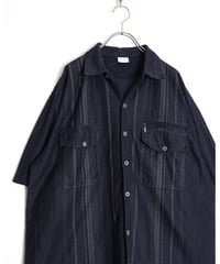 1990s euro "GREEN-G" s/s designed shirt