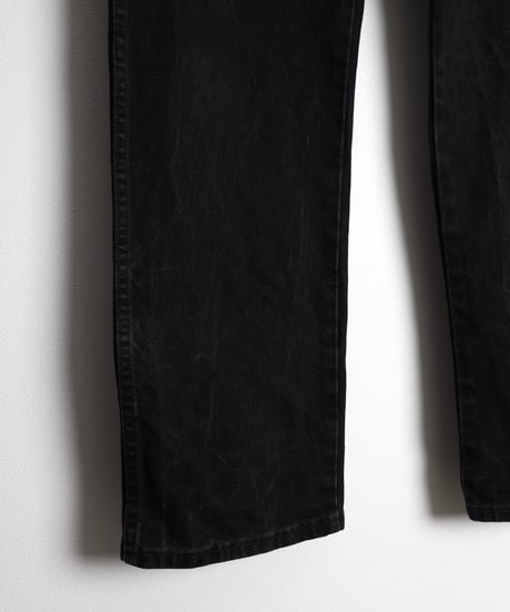 2000s "Wrangler" 13MWZ black denim pants