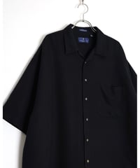 1990s-2000s "Bill Blass" s/s open-collar shirt