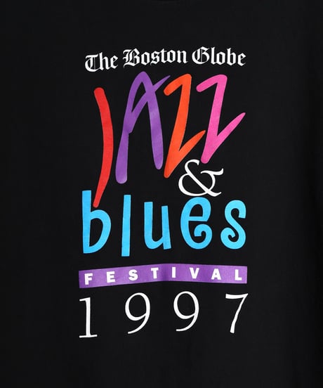 1990s 『Jazz & Blues Festival』 print t-shirt