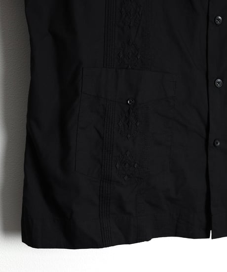 2000s "CUBAVERA" s/s guayabera t/c shirt