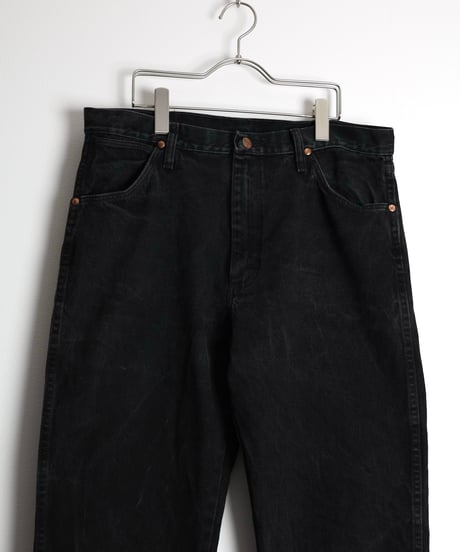 2000s "Wrangler" 13MWZ black denim pants