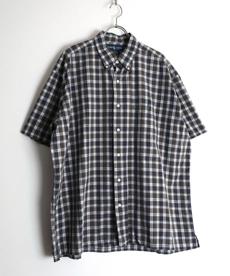 1990s "polo ralph lauren" s/s box silhouette shirt