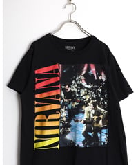 "NIRVANA" acoustic live print t-shirt