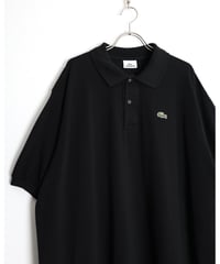 1990s-2000s "LACOSTE" black color polo shirt