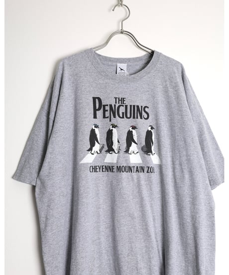 2000s 『THE PENGUINS』zoo print t-shirt