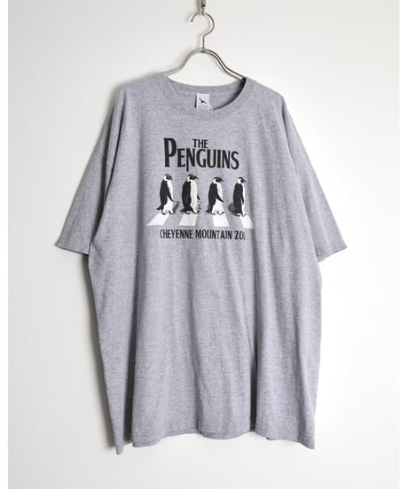 2000s 『THE PENGUINS』zoo print t-shirt