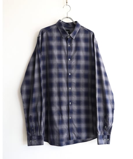 2000s “brice” l/s ombre checked shirt