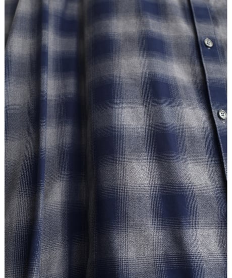 2000s “brice” l/s ombre checked shirt