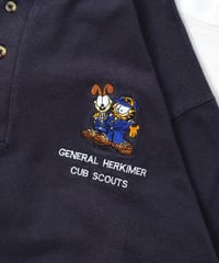 1990s 『Garfield』 embroidery t-shirt
