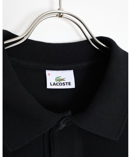 1990s-2000s "LACOSTE" black color polo shirt