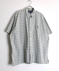 1990s "polo ralph lauren" s/s box silhouette shirt