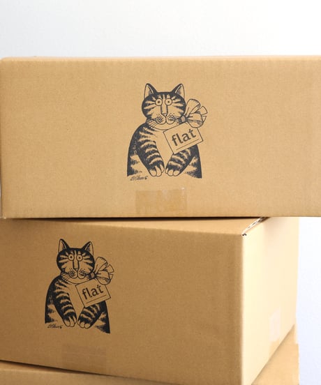 【 flat happy box  / A 】 Men's ( M-L size )
