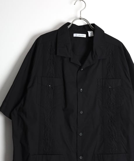 2000s "CUBAVERA" s/s guayabera t/c shirt
