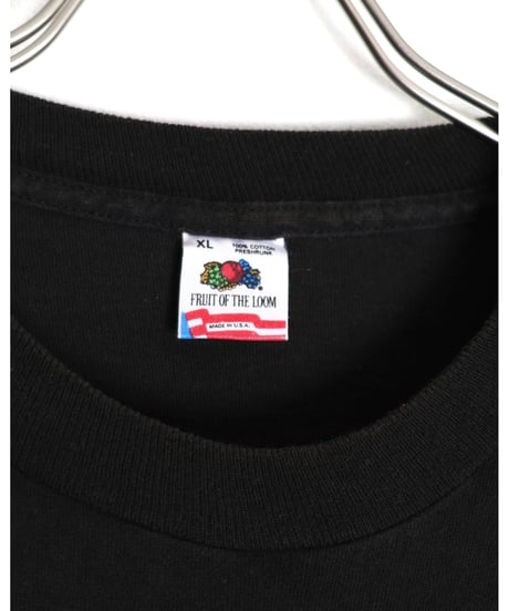 1990s "FRUIT OF THE LOOM" JAZZ print t-shirt