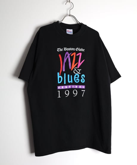 1990s 『Jazz & Blues Festival』 print t-shirt