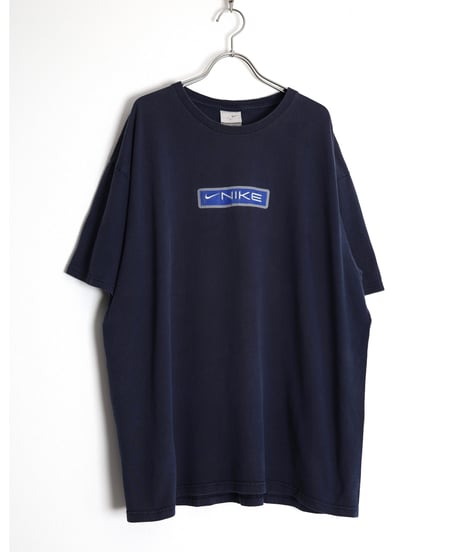 "NIKE" print & embroidery t-shirt