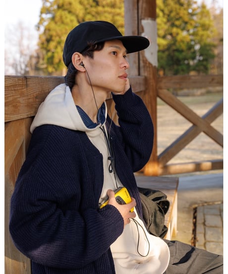 "Slowpe" TWO-TONE COTTON FLANNEL LONGBILL CAP