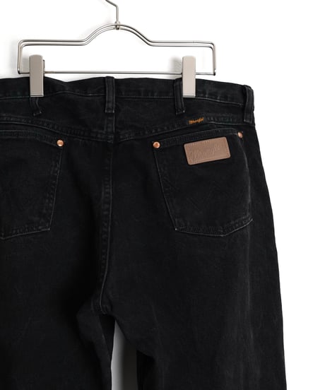 2000s "Wrangler" 13MWZ black denim pants