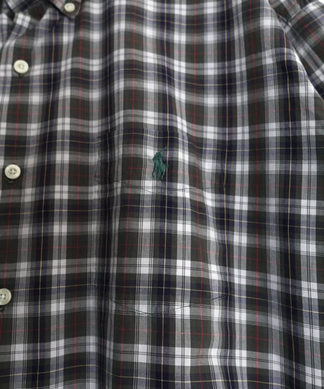 1990s "polo ralph lauren" s/s box silhouette shirt