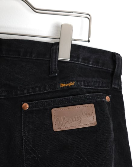 2000s "Wrangler" 13MWZ black denim pants