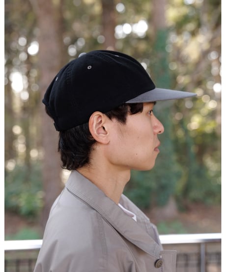 "Slowpe" TWO-TONE COTTON FLANNEL LONGBILL CAP