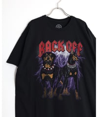 2000s 『BACK OFF』AC/DC motif print t-shirt