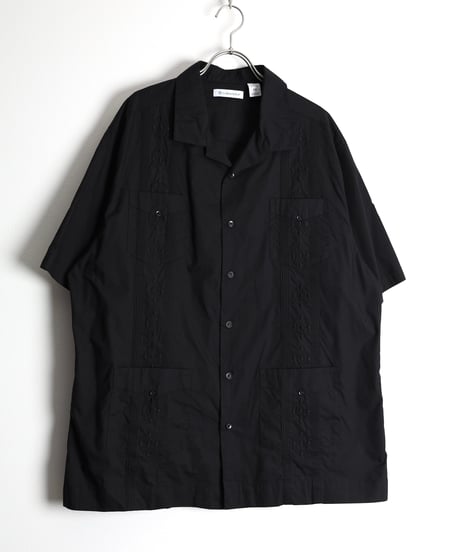 2000s "CUBAVERA" s/s guayabera t/c shirt