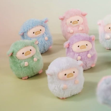 TOYZEROPLUS×CICI'S STORY 子豚LULU 「レインボーピッグウールぬいぐるみ」シリーズ