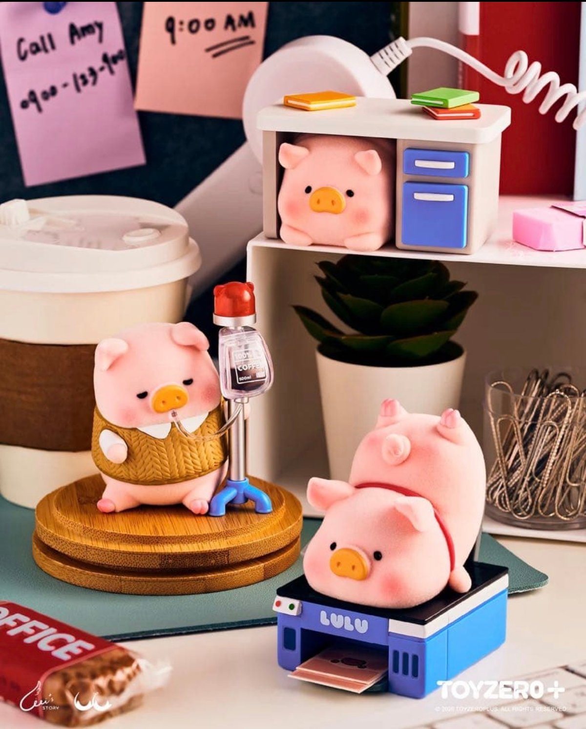 最新作 TOYZEROPLUS 子豚Lulu オフィス office トレーディング
