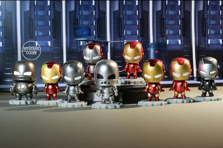 コスビ・マーベル　アイアンマン3 フィギュアセット 6体　未開封品 フィギュア} ホットトイズ コスビ Iron Man Series 3 アイアンマン