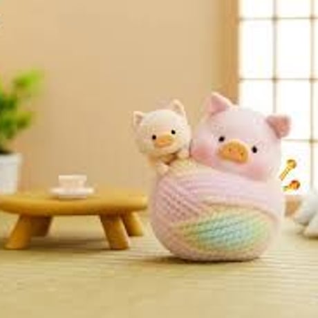 TOYZEROPLUS×CICI'S STORY 子豚 LULU キャタデー　トレーディングフィギュア