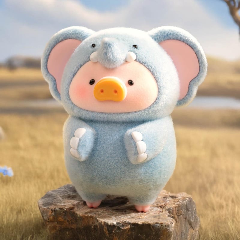 うさぎ(断捨離中)　lulu子豚　最新作　Animal Party うさぎ(断捨離中) lulu子豚 最新作 Animal Party Lulu The Piggy