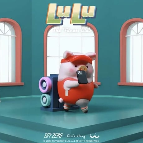 TOYZEROPLUS×CICI'S STORY 子豚lulu フィットネス　クラブ　トレーディングフィギュア