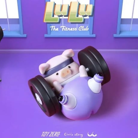 TOYZEROPLUS×CICI'S STORY 子豚lulu フィットネス　クラブ　トレーディングフィギュア